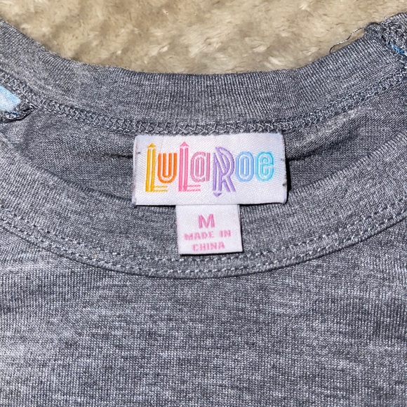 Multi colored LuLaRoe mid sleeve shirt - Picture 2 of 2